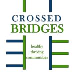 This is the updated crossed bridges logo for the non profit crossed bridges.